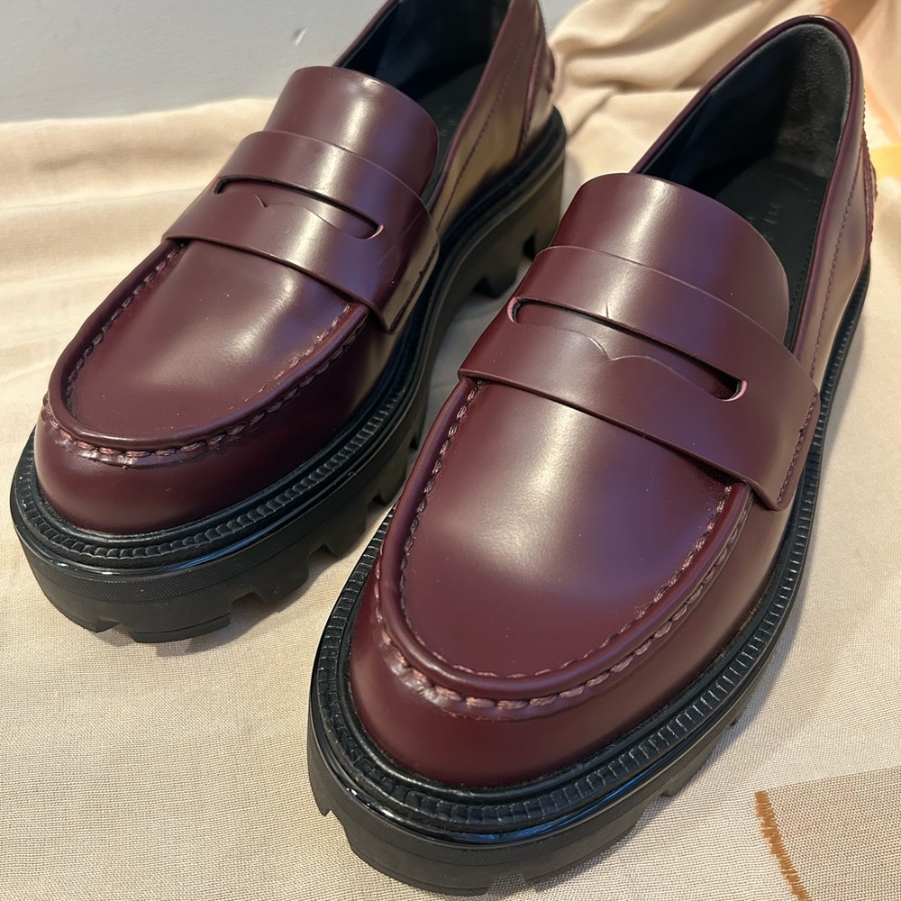 Rag & Bone lug sole penny loafers size 37.5 - 6.5